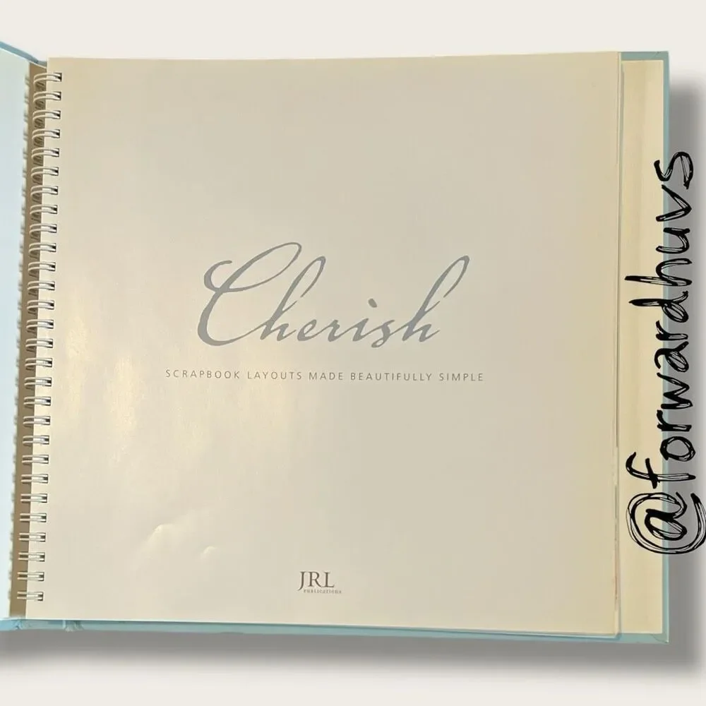 Cherish by Jeanette R. Lynton – 2005 Scrapbook Layout Guide – JRL Publications